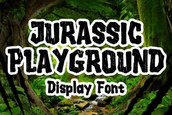 Discover the Playful Charm of Jurassic Playground Font
