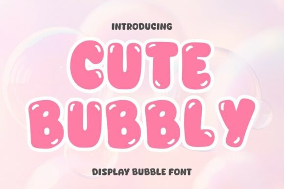 Discovering the Playful Charm of the Cute Bubbly Font