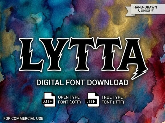 Lytta: The Decorative Font for Bold and Artistic Design