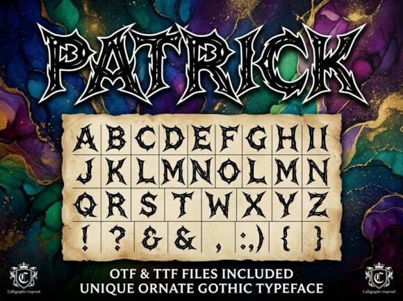 Patrick: A Bold Display Typeface for High-Impact Design