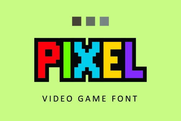 Pixel: The Ultimate Retro Gaming Display Typeface